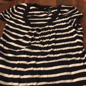 stripped h&m shirt